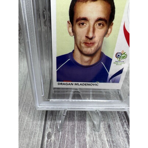 2006 PANINI WORLD CUP GERMANY STICKER #218 DRAGAN MLADENOVIC PSA 6 Ex-nm Serbia - Picture 5 of 10